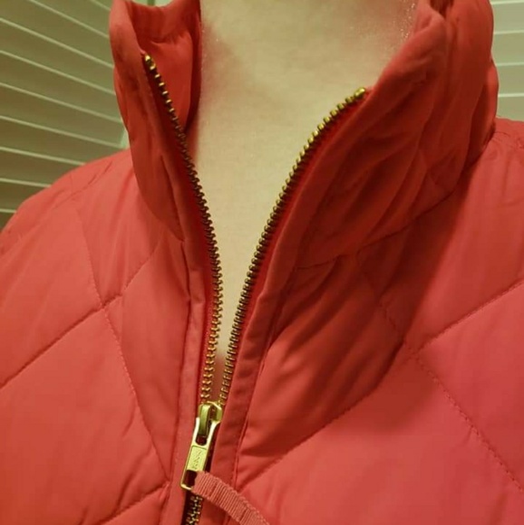 New Jcrew Orange Medium Vest - Picture 2 of 4